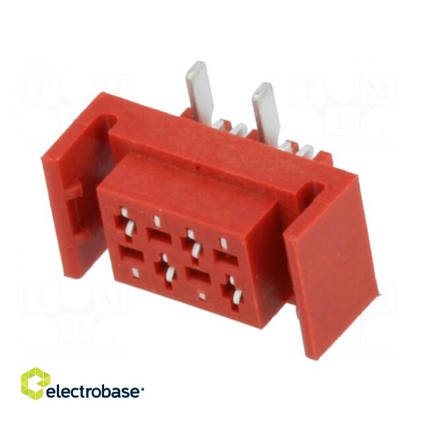 Wire-board | socket | female | PIN: 4 | SMT | on PCBs | 30V | 1A | -40÷105°C фото 1