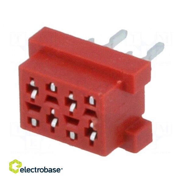 Wire-board | socket | female | PIN: 4 | THT | on PCBs | 30V | 1A | -40÷105°C фото 1