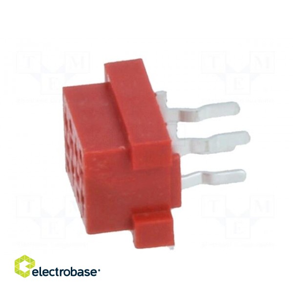 Wire-board | socket | female | PIN: 4 | THT | on PCBs | 30V | 1A | -40÷105°C фото 3