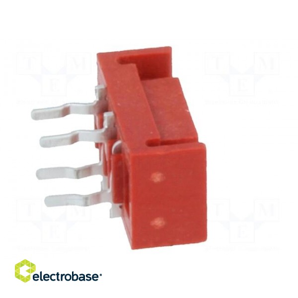Wire-board | socket | female | PIN: 4 | THT | on PCBs | 30V | 1A | -40÷105°C image 7