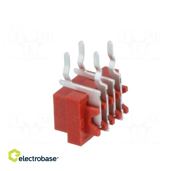 Wire-board | socket | female | PIN: 4 | THT | on PCBs | 30V | 1A | -40÷105°C image 4