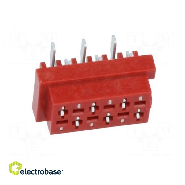 Wire-board | socket | female | PIN: 6 | SMT | on PCBs | 30V | 1A | -40÷105°C фото 9