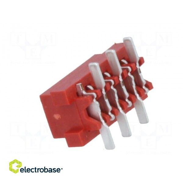 Wire-board | socket | female | PIN: 6 | SMT | on PCBs | 30V | 1A | -40÷105°C фото 4
