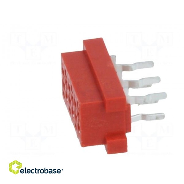 Wire-board | socket | female | PIN: 6 | THT | on PCBs | 30V | 1A | -40÷105°C image 3