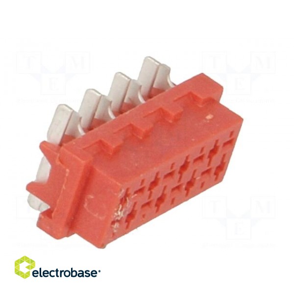 Wire-board | socket | female | PIN: 8 | SMT | on PCBs | 1.5A | 30mΩ фото 8