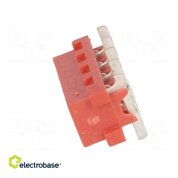 Wire-board | socket | female | PIN: 8 | SMT | on PCBs | 1.5A | 30mΩ фото 3