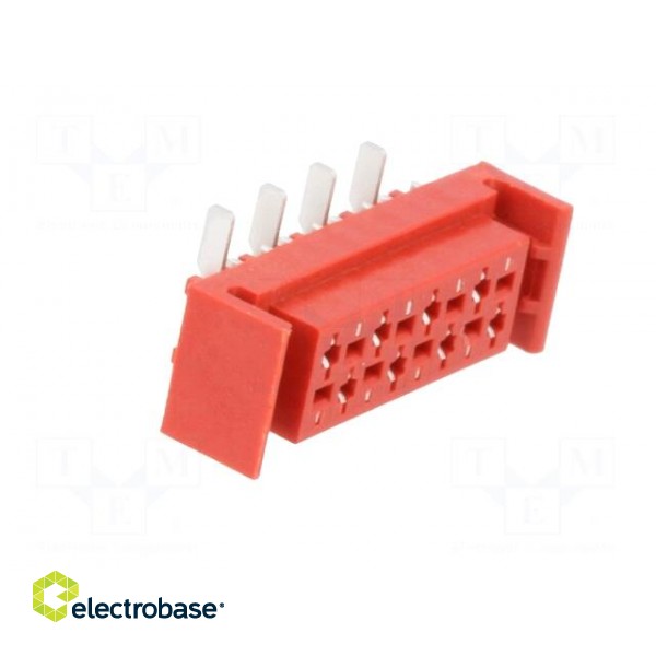 Wire-board | socket | female | PIN: 8 | SMT | on PCBs | 30V | 1A | -40÷105°C фото 8
