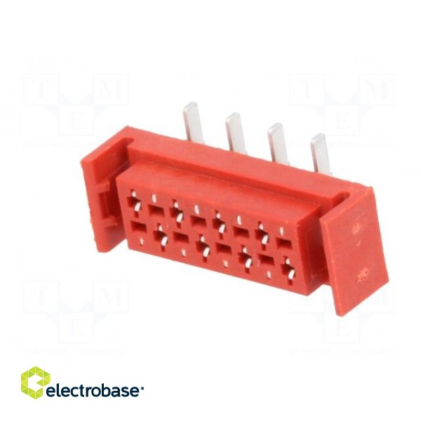 Wire-board | socket | female | PIN: 8 | SMT | on PCBs | 30V | 1A | -40÷105°C image 2