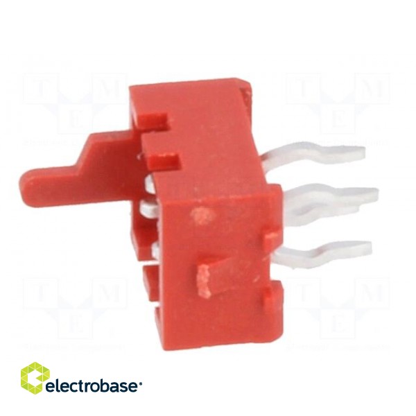 Wire-board | socket | male | PIN: 4 | THT | on PCBs | 30V | 1A | -40÷105°C paveikslėlis 3