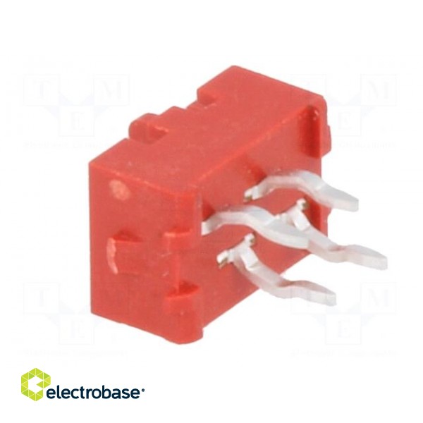 Wire-board | socket | male | PIN: 4 | THT | on PCBs | 30V | 1A | -40÷105°C фото 4