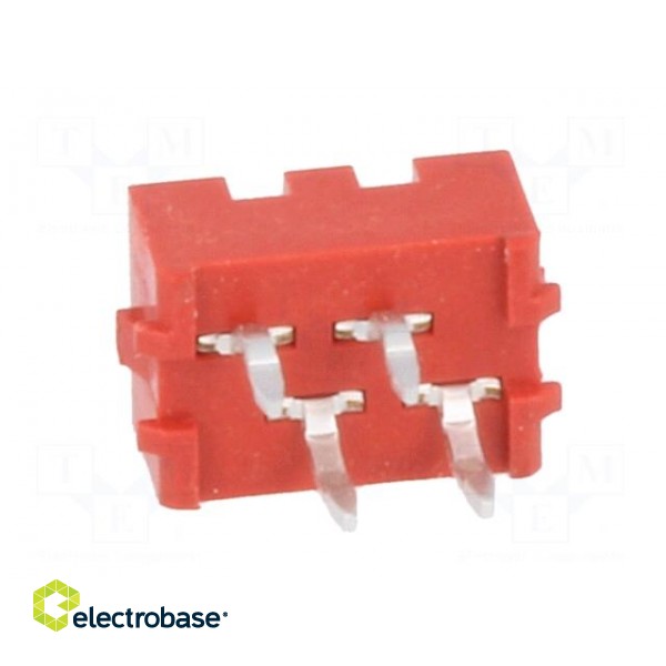 Wire-board | socket | male | PIN: 4 | THT | on PCBs | 30V | 1A | -40÷105°C фото 5