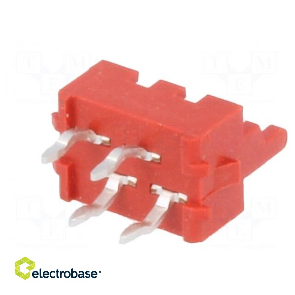 Wire-board | socket | male | PIN: 4 | THT | on PCBs | 30V | 1A | -40÷105°C paveikslėlis 6