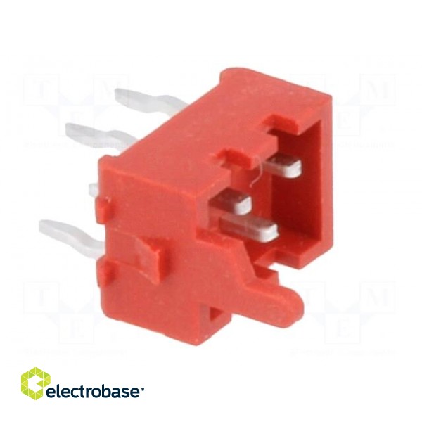 Wire-board | socket | male | PIN: 4 | THT | on PCBs | 30V | 1A | -40÷105°C paveikslėlis 8