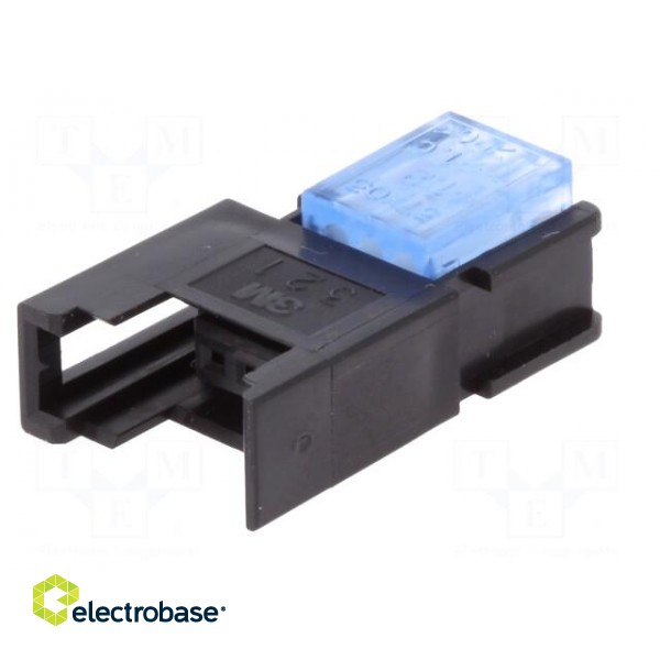 Wire-wire/PCB | plug | female | PIN: 3 | 2mm | IDC | for cable | Mini-Clamp image 2