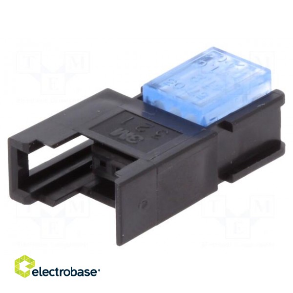 Wire-wire/PCB | plug | female | PIN: 3 | 2mm | IDC | for cable | Mini-Clamp image 1