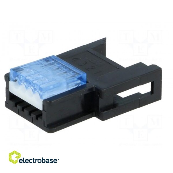 Wire-wire/PCB | plug | female | PIN: 4 | 2mm | IDC | for cable | Mini-Clamp image 6
