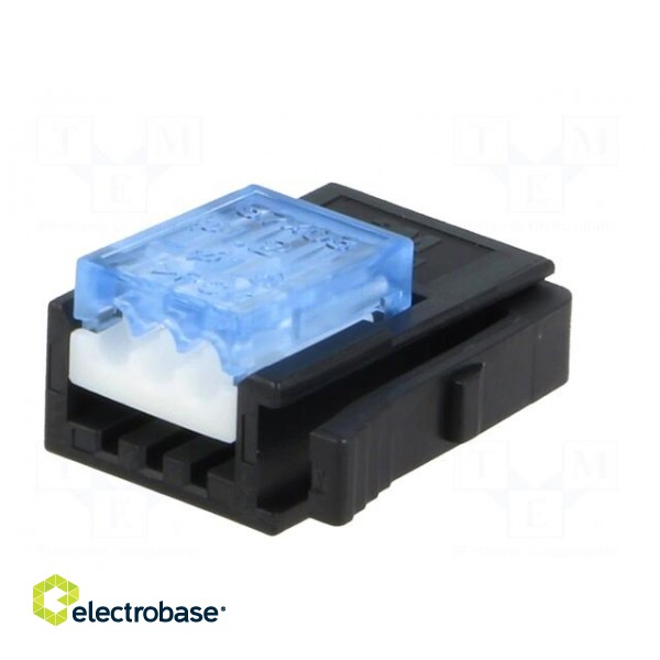 Wire-wire/PCB | plug | male | PIN: 3 | 2mm | IDC | for cable | Mini-Clamp image 5