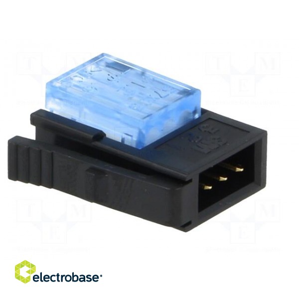 Wire-wire/PCB | plug | male | PIN: 3 | 2mm | IDC | for cable | Mini-Clamp image 7