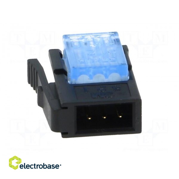 Wire-wire/PCB | plug | male | PIN: 3 | 2mm | IDC | for cable | Mini-Clamp image 8