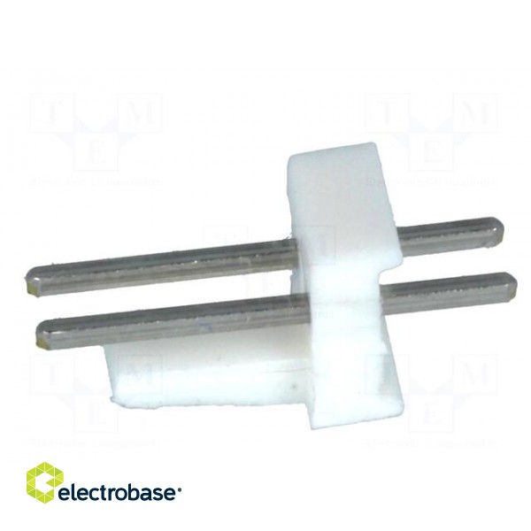 Socket | wire-board | male | PIN: 2 | polarized | 2.54mm | THT | MTA-100 image 3