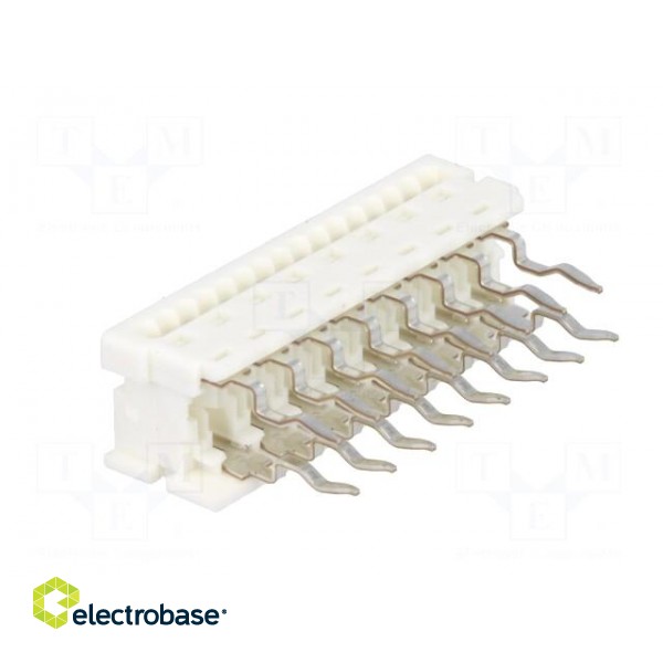 Adapter | wire-board | PIN: 16 | 1.27mm | IDC,THT | for ribbon cable paveikslėlis 4