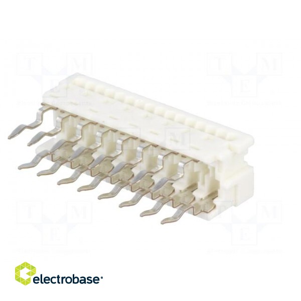 Adapter | wire-board | PIN: 16 | 1.27mm | IDC,THT | for ribbon cable paveikslėlis 6