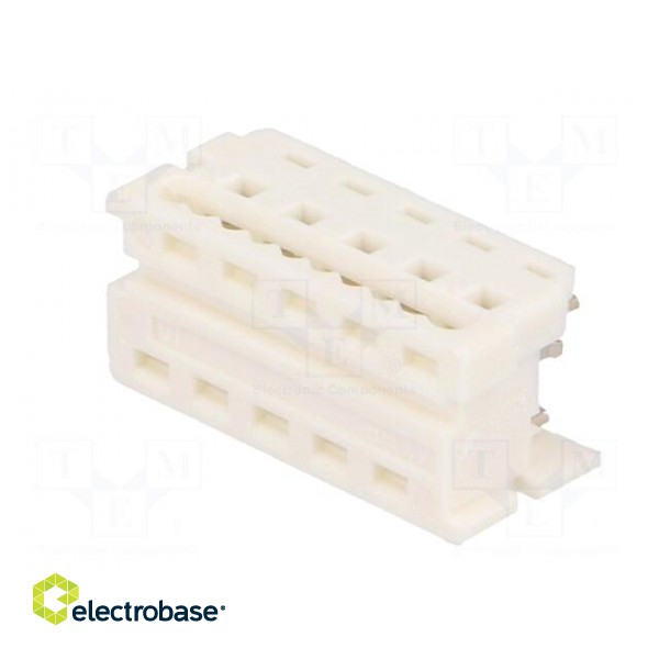 Plug | wire-board | female | PIN: 10 | 1.27mm | IDC | for ribbon cable image 2