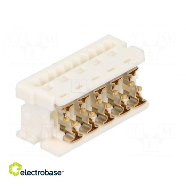 Plug | wire-board | female | PIN: 10 | 1.27mm | IDC | for ribbon cable image 4