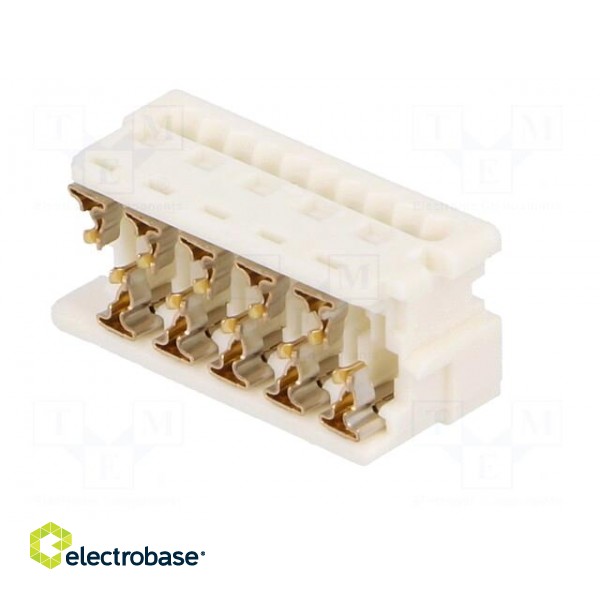 Plug | wire-board | female | PIN: 10 | 1.27mm | IDC | for ribbon cable image 6