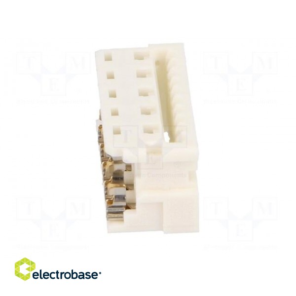 Plug | wire-board | female | PIN: 10 | 1.27mm | IDC | for ribbon cable image 7