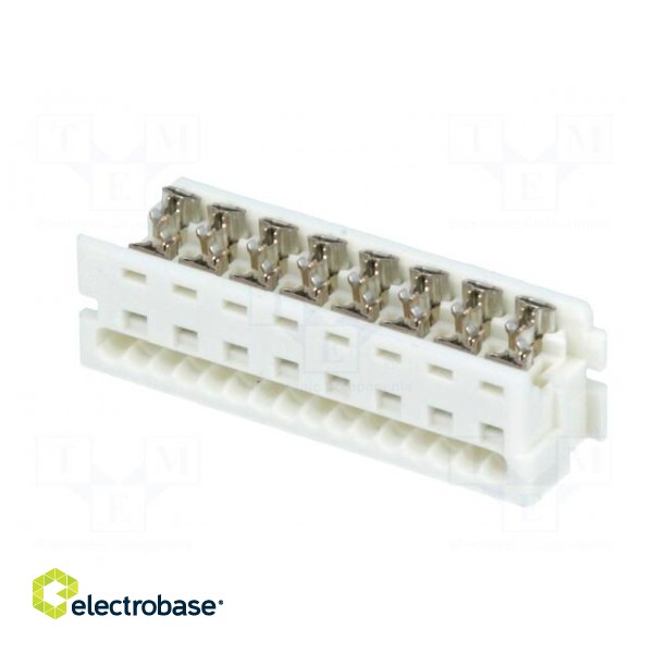 Plug | wire-board | female | PIN: 16 | 1.27mm | IDC | for ribbon cable image 2