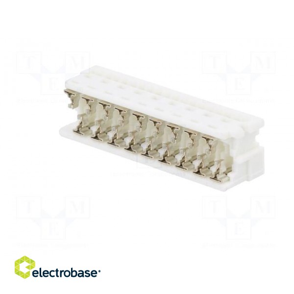 Plug | wire-board | female | PIN: 18 | 1.27mm | IDC | for ribbon cable image 2