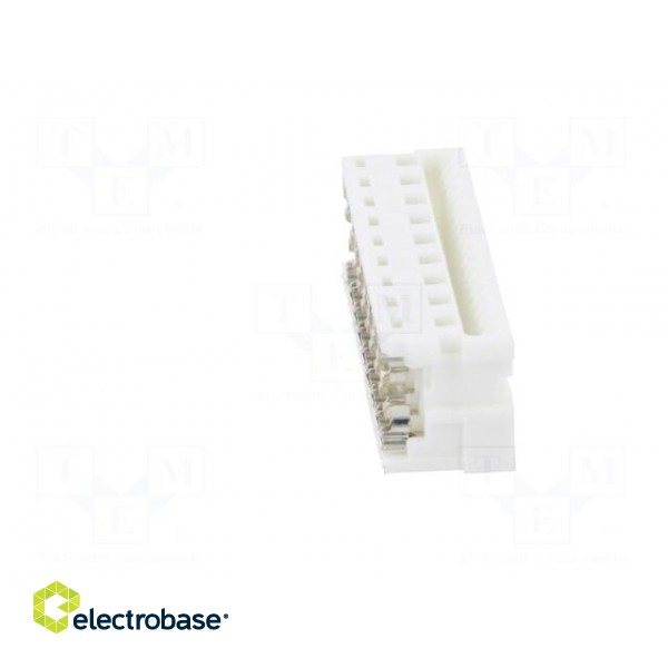 Plug | wire-board | female | PIN: 18 | 1.27mm | IDC | for ribbon cable image 3