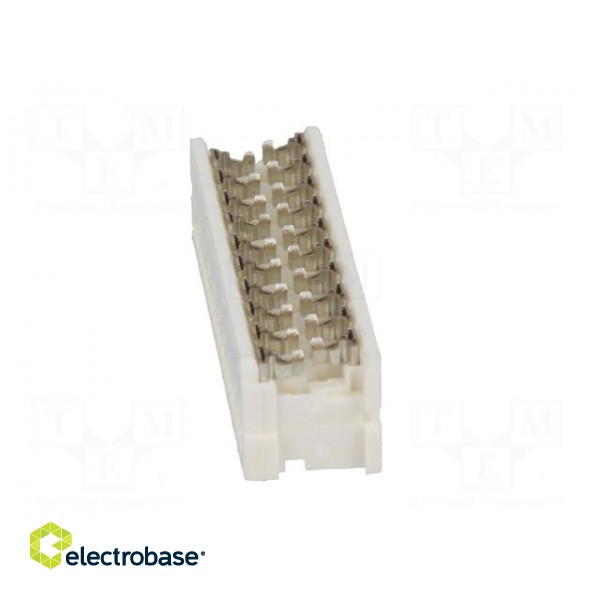 Plug | wire-board | female | PIN: 20 | 1.27mm | IDC | for ribbon cable paveikslėlis 7