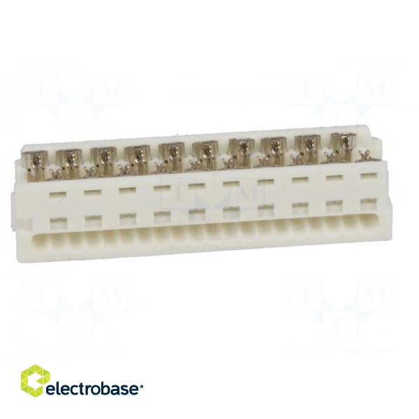Plug | wire-board | female | PIN: 20 | 1.27mm | IDC | for ribbon cable paveikslėlis 9