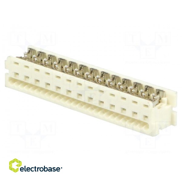 Plug | wire-board | female | PIN: 26 | 1.27mm | IDC | for ribbon cable image 1