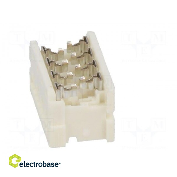 Plug | wire-board | female | PIN: 8 | 1.27mm | IDC | for ribbon cable paveikslėlis 3