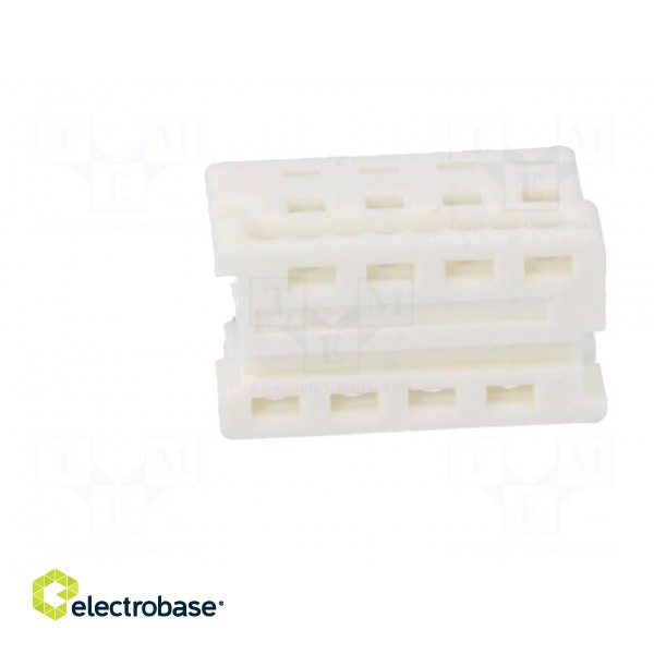 Plug | wire-board | female | PIN: 8 | 1.27mm | IDC | for ribbon cable paveikslėlis 9