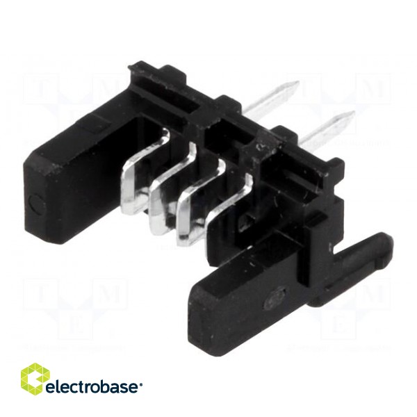 Socket | wire-board | male | PIN: 4 | 1.27mm | THT | PicoFlex | 1.2A | tinned image 1