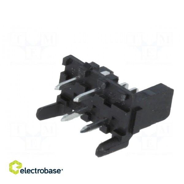 Socket | wire-board | male | PIN: 4 | 1.27mm | THT | PicoFlex | 1.2A | tinned image 2