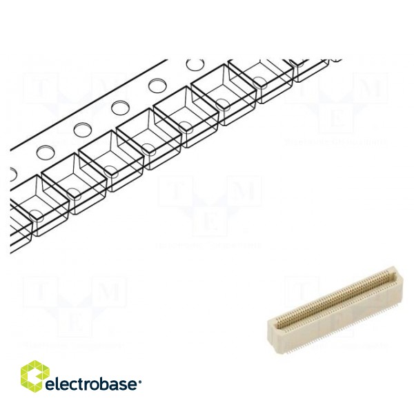 Connector: PCB to PCB | female | PIN: 100 | 0.5mm | Archer .5 | SMT