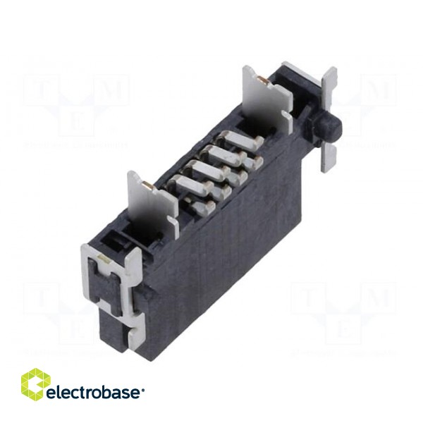 Connector: PCB to PCB | female | PIN: 10(2+8) | har-flex® Hybrid paveikslėlis 2