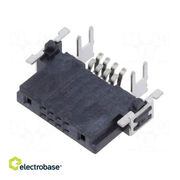 Connector: PCB to PCB | female | PIN: 10(2+8) | har-flex® Hybrid фото 2