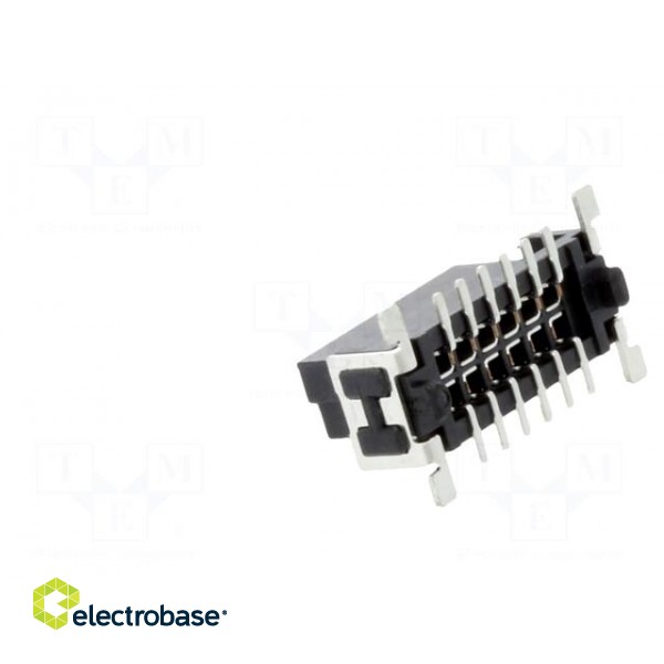 Connector: PCB to PCB | female | PIN: 12 | 1.27mm | -55÷125°C | UL94V-0 paveikslėlis 4