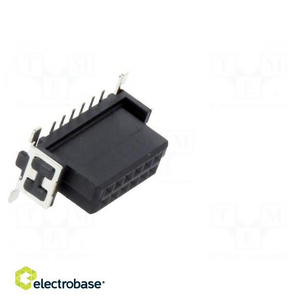 Connector: PCB to PCB | female | PIN: 12 | 1.27mm | -55÷125°C | UL94V-0 paveikslėlis 8