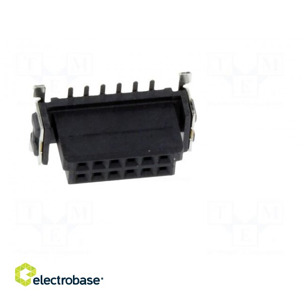 Connector: PCB to PCB | female | PIN: 12 | 1.27mm | -55÷125°C | UL94V-0 paveikslėlis 9
