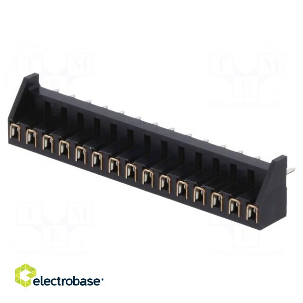 Connector: PCB to PCB | female | PIN: 15 | 2.54mm | Series: MDF7 | tinned image 1