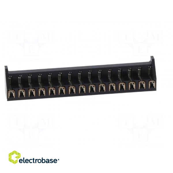 Connector: PCB to PCB | female | PIN: 15 | 2.54mm | Series: MDF7 | tinned фото 9