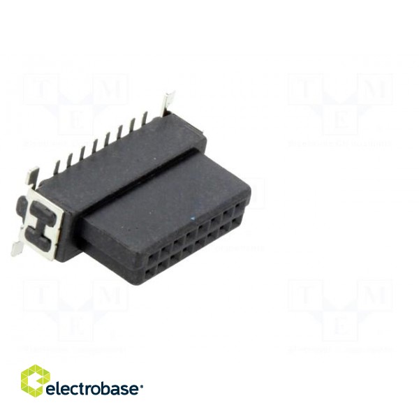 Connector: PCB to PCB | female | PIN: 16 | 1.27mm | -55÷125°C | UL94V-0 image 8