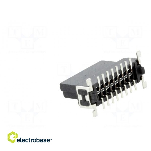 Connector: PCB to PCB | female | PIN: 16 | 1.27mm | -55÷125°C | UL94V-0 image 4